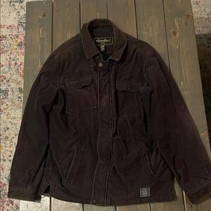 Eddie Bauer Dark Blue Corduroy Field Jacket